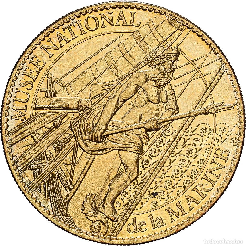 Medallas hist&oacute;ricas: [#1215146] Francia, zeton, Paris - Mus&eacute;e National de la Marine, 2010, Aluminio y