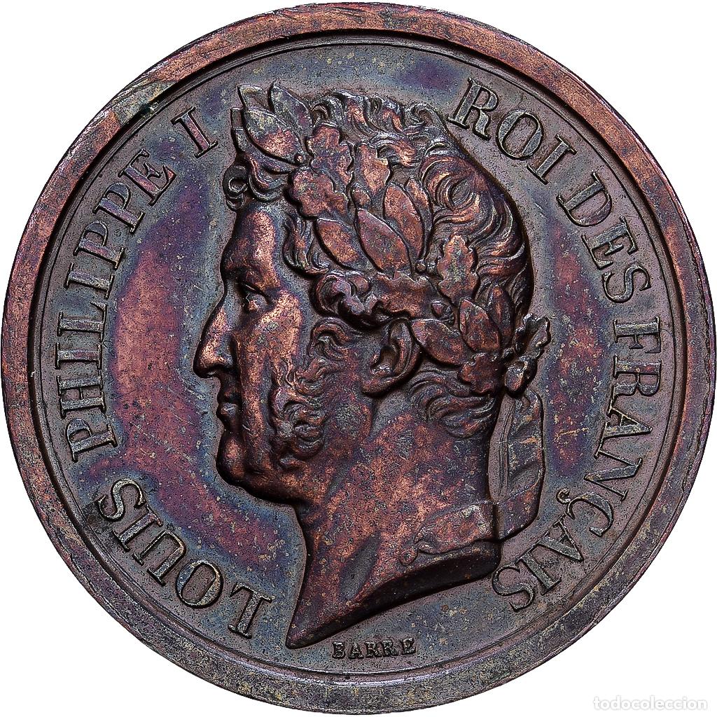 Medallas hist&oacute;ricas: [#1215161] Francia, medalla, L'Arm&eacute;e au Duc d'Orl&eacute;ans Prince Royal, 1842, Cobre, MBC+