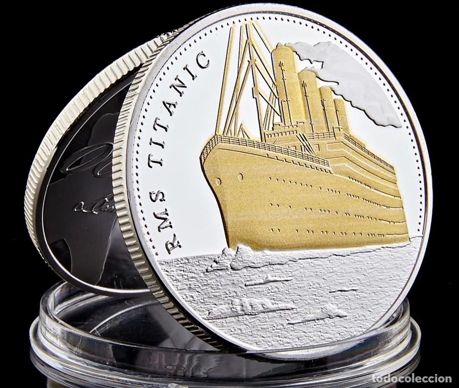 Medallas hist&oacute;ricas: Moneda conmemorativa &ndash; Homenaje al Titanic (15 de abril de 1912) Lote 2585