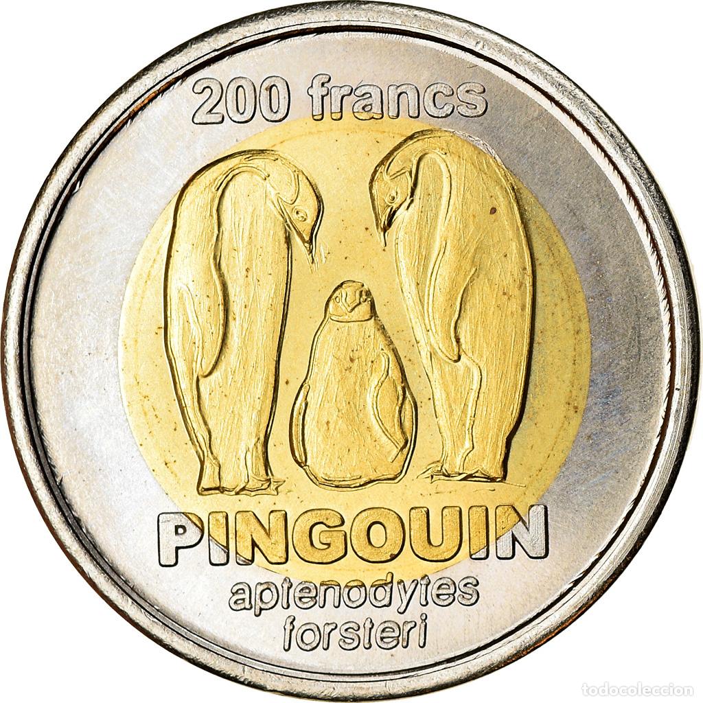 Medallas hist&oacute;ricas: [#789222] Francia, 200 Francs, Pingouin, 2011, Iles Saint-Paul et Nouvelle Amsterdam, SC
