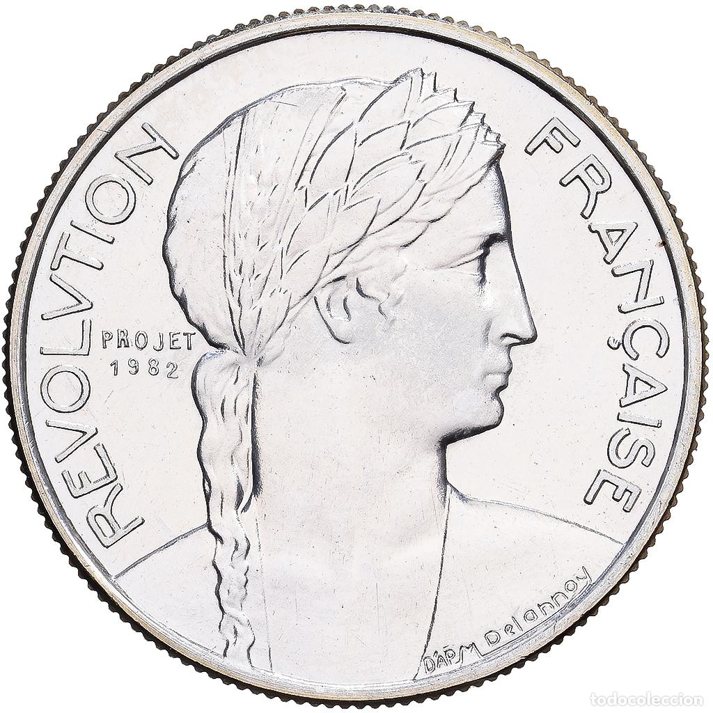 Medallas hist&oacute;ricas: [#1214248] Francia, medalla, Bicentenaire de la R&eacute;volution Fran&ccedil;aise, 1989, Plata, FDC