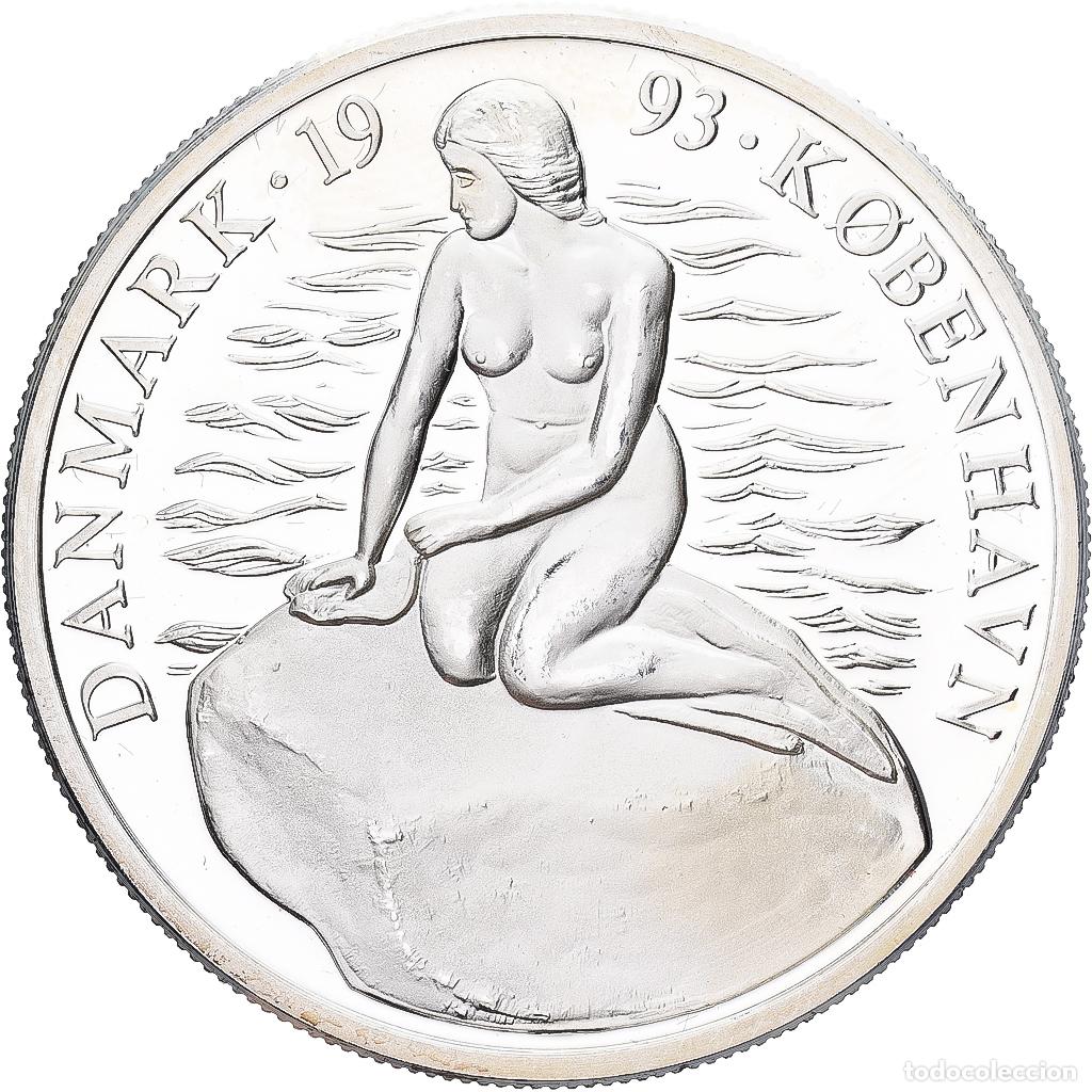 Medallas hist&oacute;ricas: [#1224126] Francia, medalla, 1993, Plata, Mermaid, SC