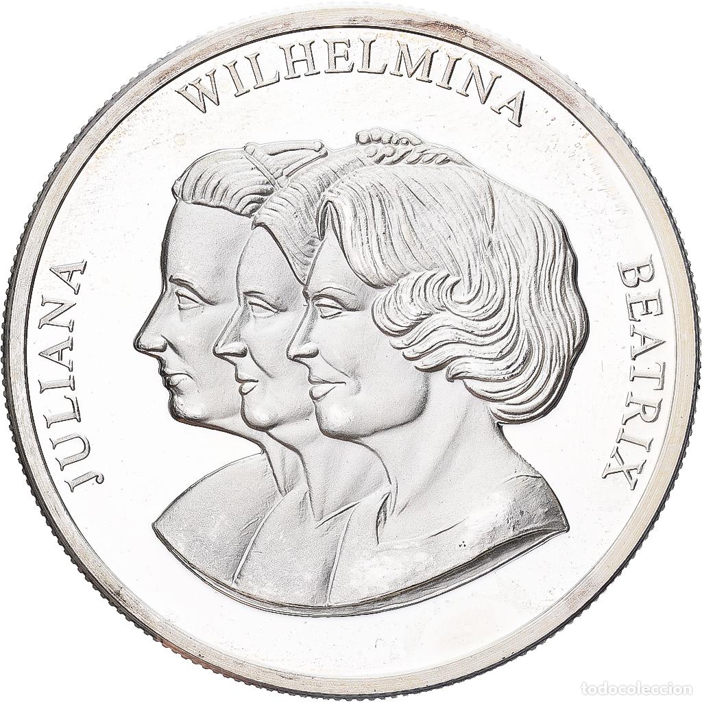Medallas hist&oacute;ricas: [#1224128] Francia, medalla, 1993, Plata, Juliana, Wilhelmina, Beatrix, SC