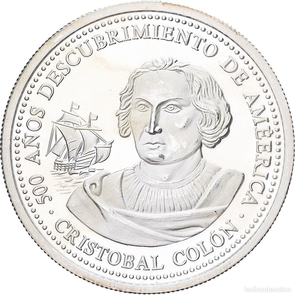 Medallas hist&oacute;ricas: [#1224130] Francia, medalla, 1992, Plata, Christophe Colomb, SC