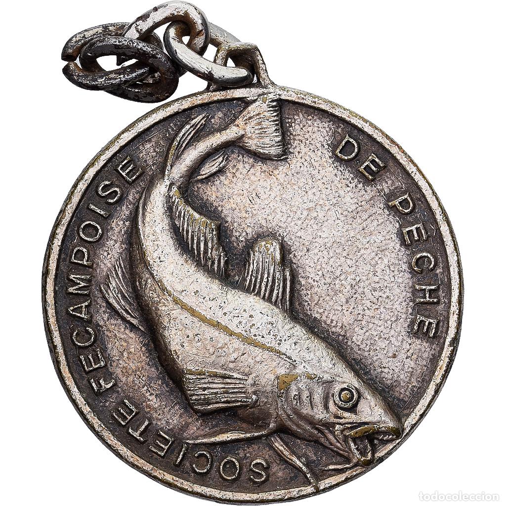 Medallas hist&oacute;ricas: [#1224055] Francia, medalla, M&eacute;tal, Soci&eacute;t&eacute; Fecampoise de P&ecirc;che, MBC