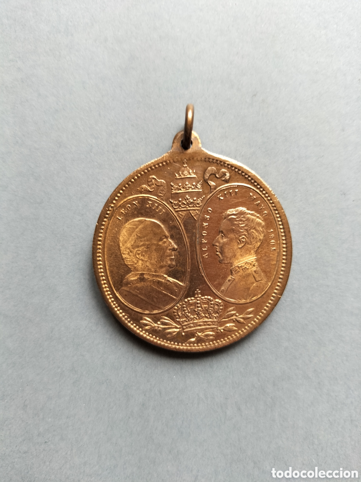 Medallas hist&oacute;ricas: Medalla Publicitaria Vino Milagroso F. Gonz&aacute;lez y Torregrosa. 1905.