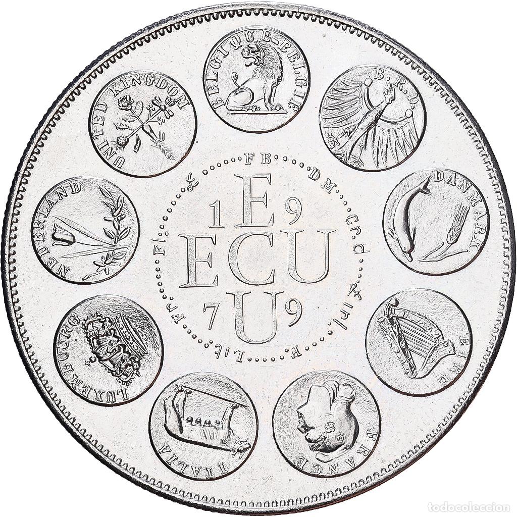 Medallas hist&oacute;ricas: [#1224350] Francia, medalla, Ecu Europa, 1979, Cobre - n&iacute;quel, SC