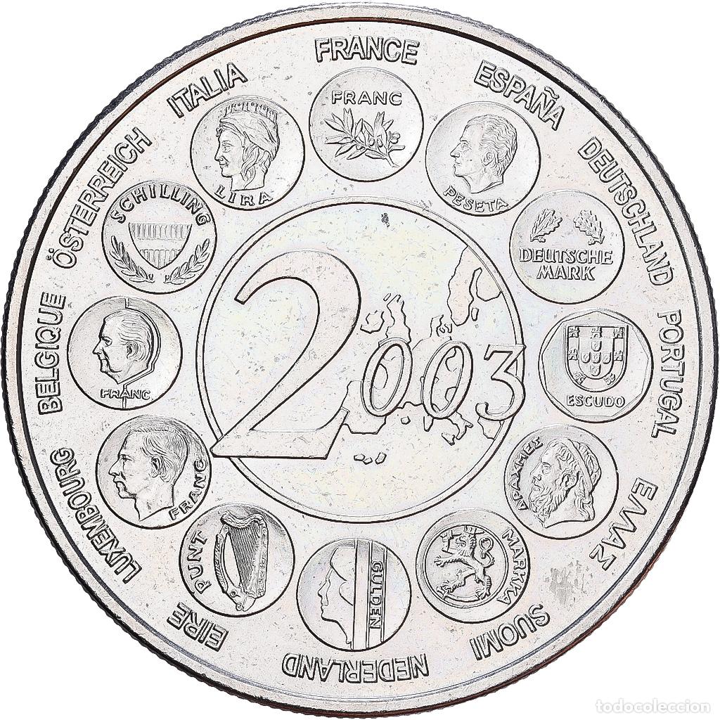 Medallas hist&oacute;ricas: [#1224349] Francia, medalla, L'Europe des XV, Essai, 2003, Cobre - n&iacute;quel, EBC+