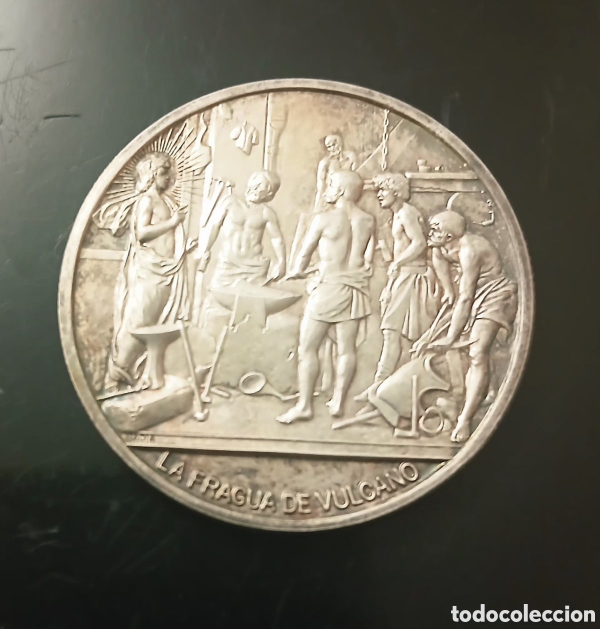 Medallas hist&oacute;ricas: UNA ONZA DE PLATA DEL PINTOR ESPA&Ntilde;OL DIEGO VEL&Aacute;ZQUEZ