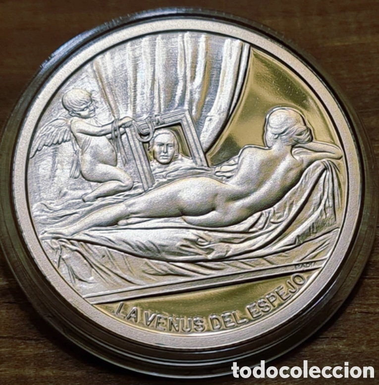 Medallas hist&oacute;ricas: ONZA DE PLATA LA MAJA DESNUDA DE DIEGO VEL&Aacute;ZQUEZ