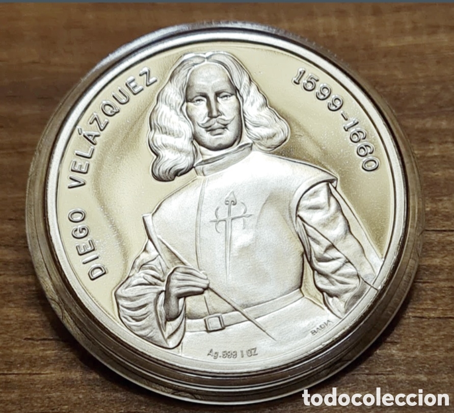 Medallas hist&oacute;ricas: ONZA DE PLATA LA MAJA DESNUDA DE DIEGO VEL&Aacute;ZQUEZ