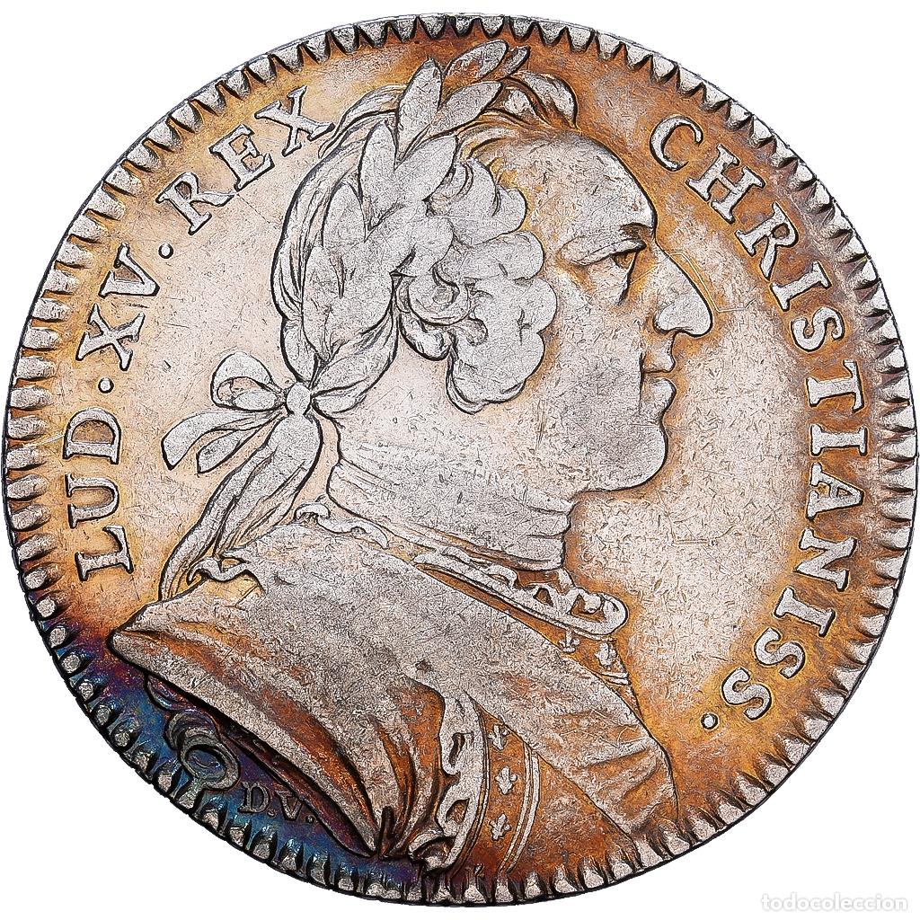 Medallas hist&oacute;ricas: [#1545786] Francia, zeton, Louis XV, Jeton des &Eacute;tats de Bretagne, 1748, Plata, BC+