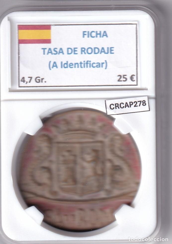 Medallas hist&oacute;ricas: CRCAP278 FICHA TASA DE RODAJE (A Identificar)