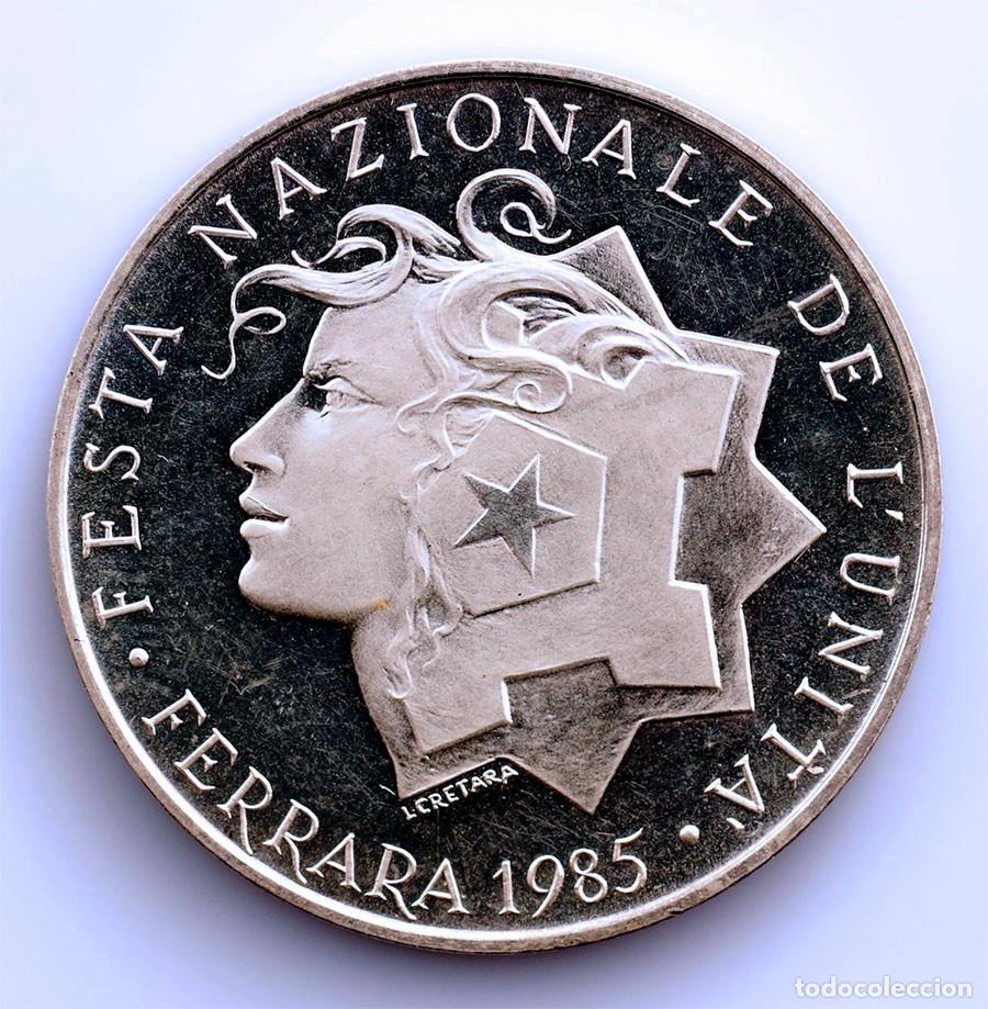 Medallas hist&oacute;ricas: SC. Italia. Medalla en plata Ag 986. Fiesta de L'Unit&aacute;. SC/UNC/PROOF Plata 18,1g