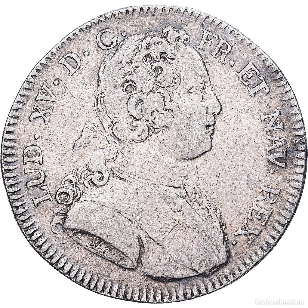 Medallas hist&oacute;ricas: [#139767] Francia, zeton, Louis XV, Tr&eacute;sor Royal, 1726, Plata, MBC, Feuardent:2019