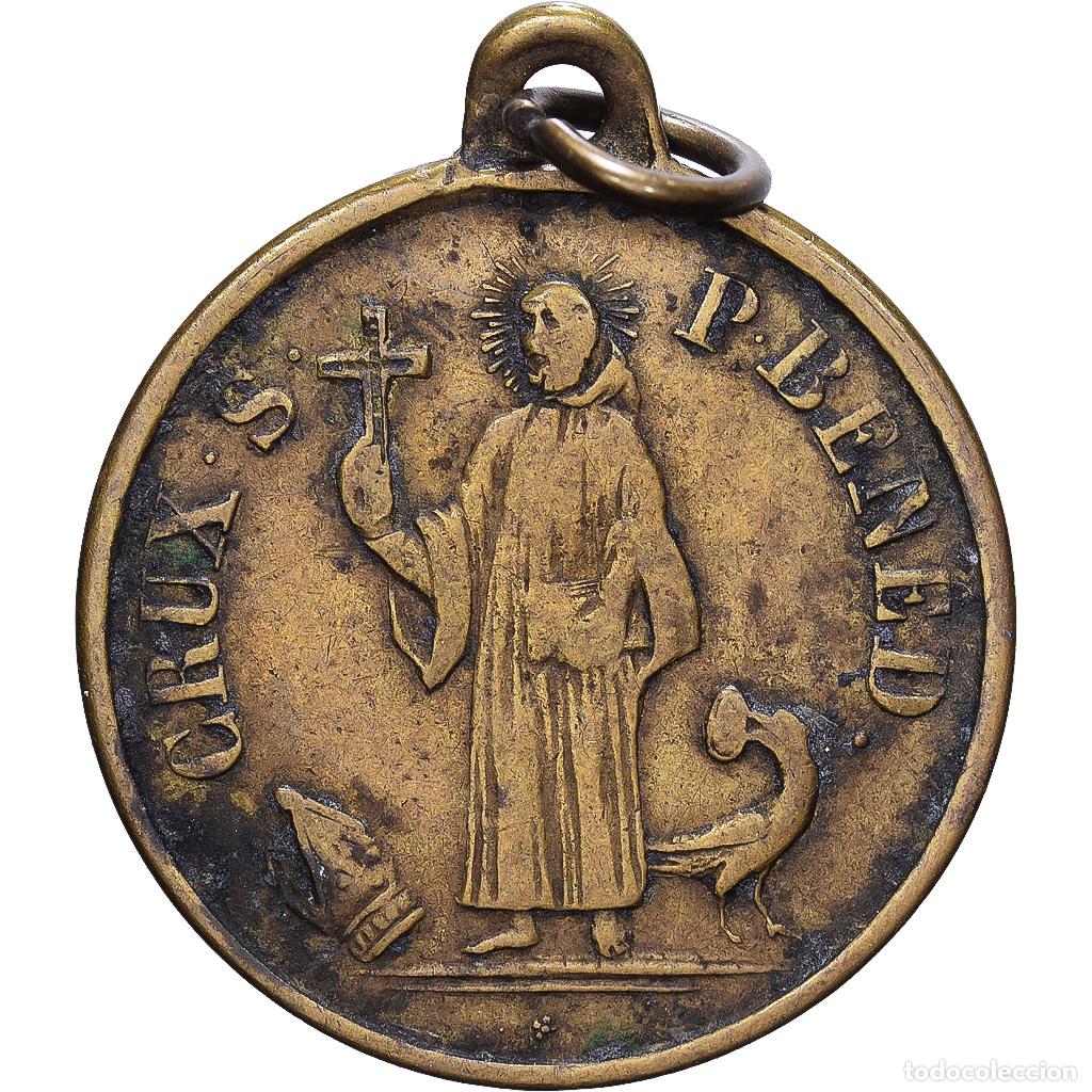 Medallas hist&oacute;ricas: [#139888] Francia, medalla, Religious medal, Lat&oacute;n, BC+