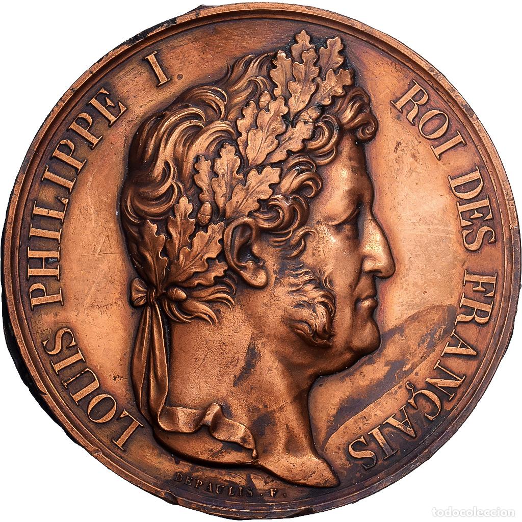 Medallas hist&oacute;ricas: [#139928] Francia, medalla, Louis Philippe I, Bronce fundido, EBC