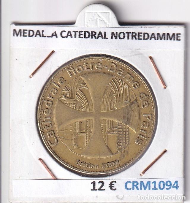 Medallas hist&oacute;ricas: CRM1094 MEDALLA CATEDRAL DE NOTREDAMME