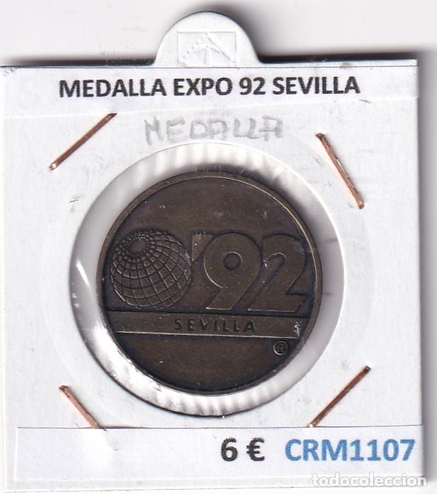 Medallas hist&oacute;ricas: CRM1107 MEDALLA EXPO 92 SEVILLA PABELLON DEL FUTURO