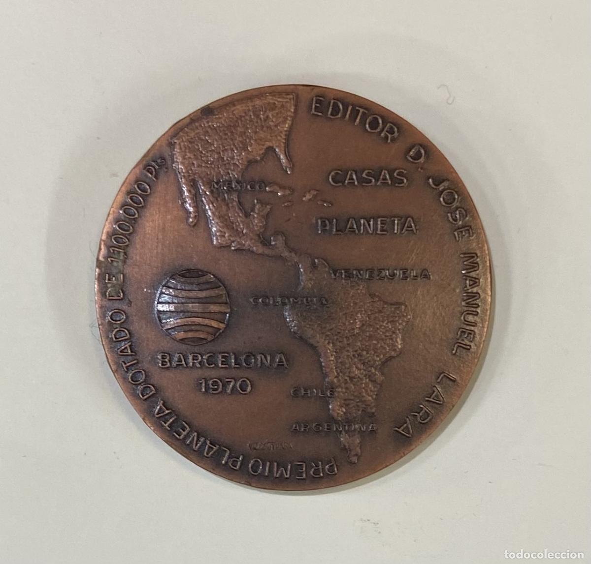 Medallas hist&oacute;ricas: CREXP018 MEDALLA PREMIO PLANETA XIX 15