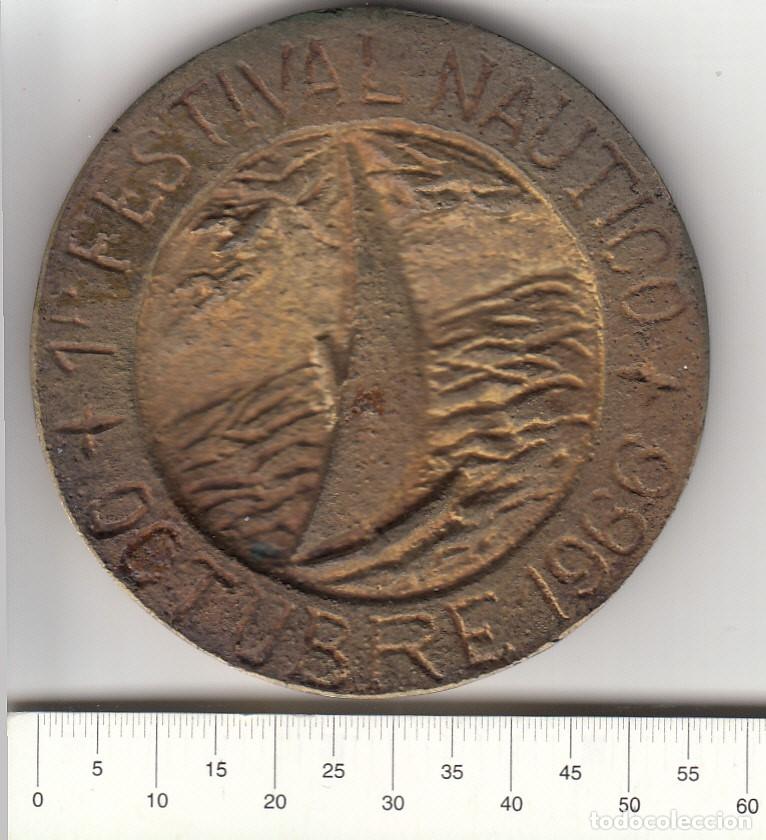 Medallas hist&oacute;ricas: CREXP111 MEDALLA CLUB NAUTICO SEVILLA 1&ordm; FESTIVAL 1966 70 GRAMOS 20
