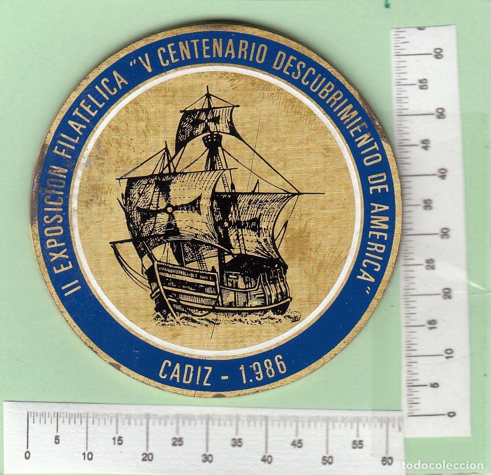 Medallas hist&oacute;ricas: CREXP225 MEDALLA 11 EXP. FILATELIACA CADIZ 18986 MBC
