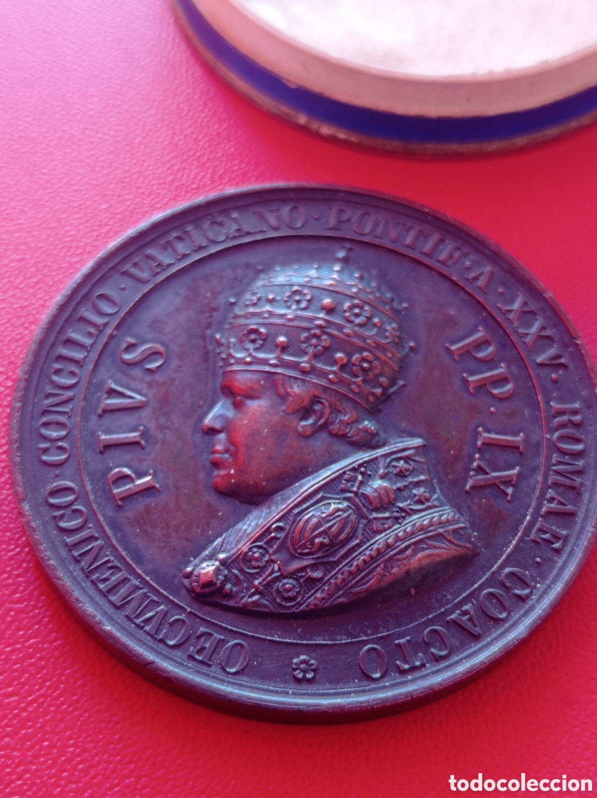 Medallas hist&oacute;ricas: MEDALLA VATICANO EN SU CAJA ORIGINAL