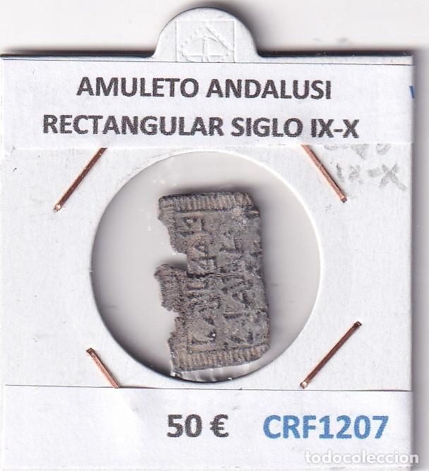 Medallas hist&oacute;ricas: CRF1207 AMULETO PERIODO ANDALUSI RECTANGULAR SIGLO IX-X