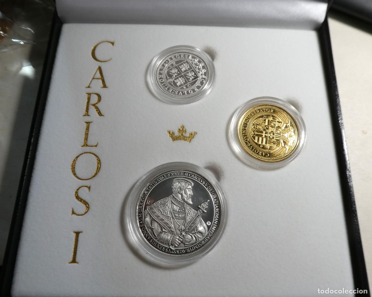 Medallas hist&oacute;ricas: Acu&ntilde;aciones Ibericas, Serie Carlos I Rey y Emperador ,con certificado