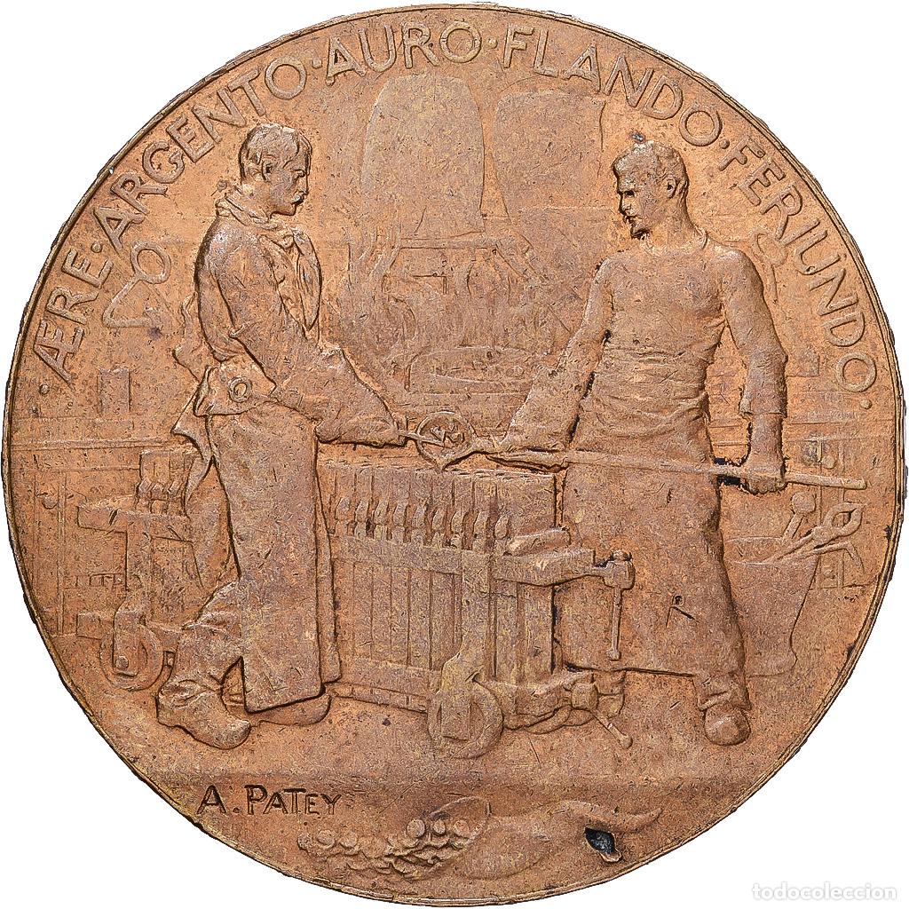 Medallas hist&oacute;ricas: [#1546176] Francia, medalla, 1900, Bronce, Patey, Exposition Universelle, MBC+