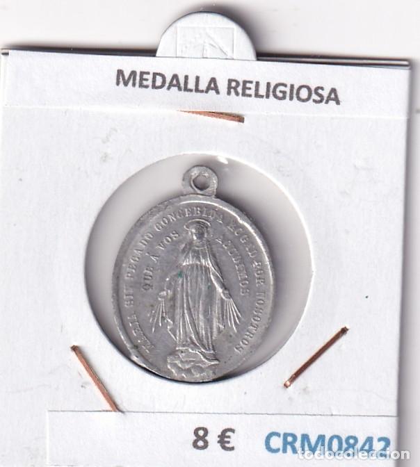 Medallas hist&oacute;ricas: CRM0842 MEDALLA RELIGIOSA