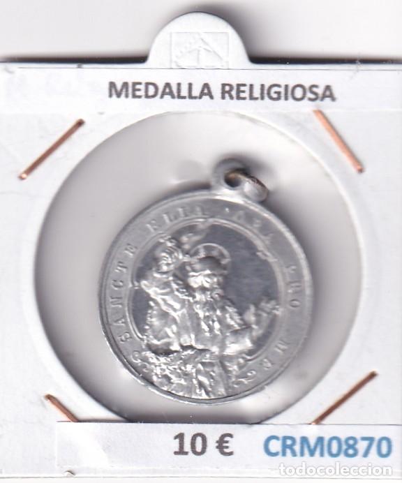 Medallas hist&oacute;ricas: CRM0870 MEDALLA RELIGIOSA