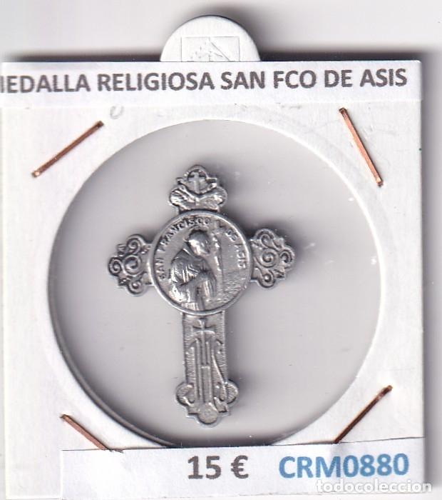 Medallas hist&oacute;ricas: CRM0880 MEDALLA RELIGIOSA SAN FRANCISCO DE ASIS