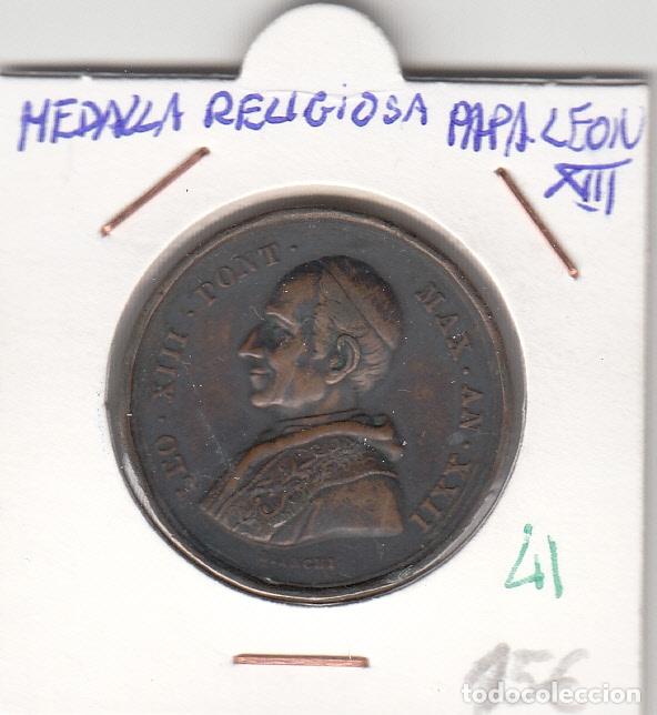 Medallas hist&oacute;ricas: CRM0041 MEDALLA RELIGIOSA PAPA LEON XIII