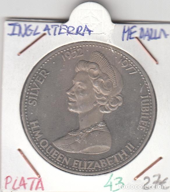Medallas hist&oacute;ricas: CRM0043 MEDALLA INGLATERRA PLATA
