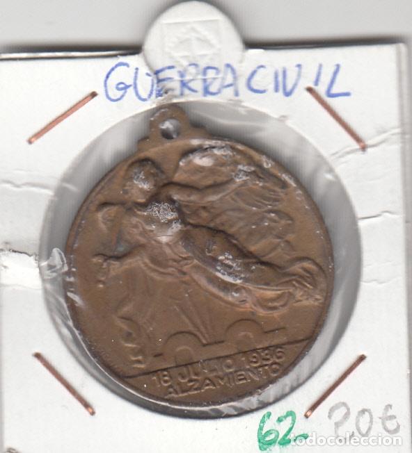 Medallas hist&oacute;ricas: CRM0062 MEDALLA GUERRA CIVIL ALZAMIENRO 1936