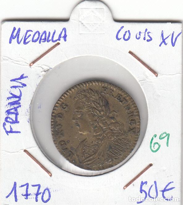 Medallas hist&oacute;ricas: CRM0069 MEDALLA FRANCIA LUIS XV 1770