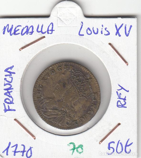Medallas hist&oacute;ricas: CRM0070 MEDALLA FRANCIA LUIS XV 1770