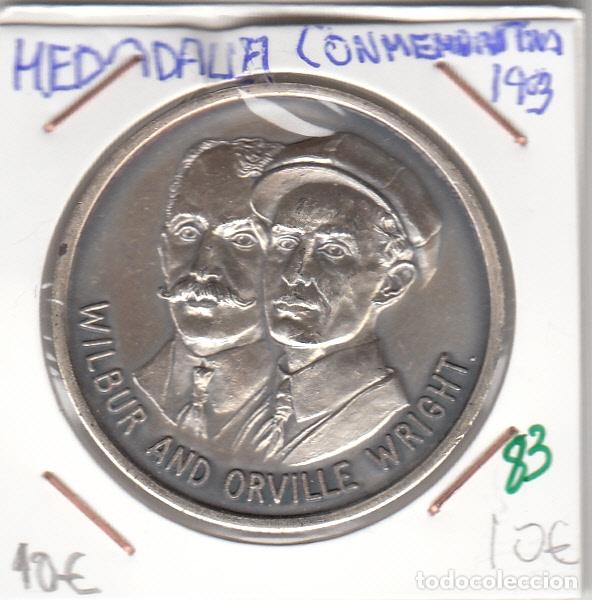 Medallas hist&oacute;ricas: CRM0083 MEDALLA CONM WILBUR AND ORVILLE WRIGHT