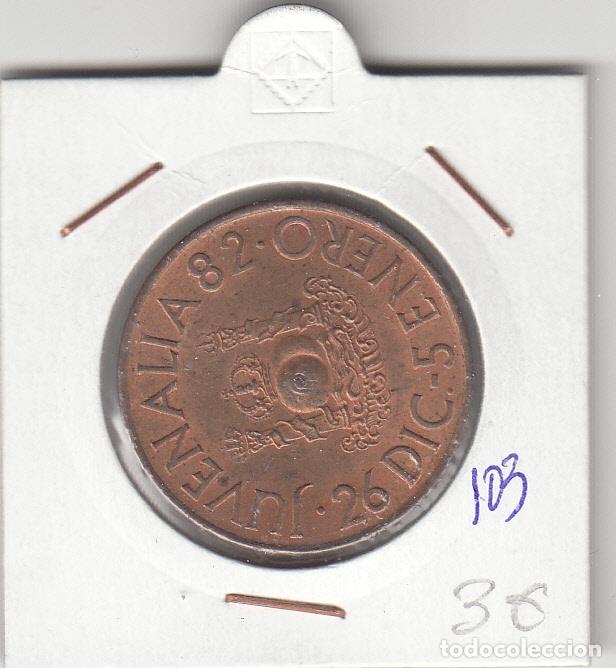 Medallas hist&oacute;ricas: CRM0103 MEDALLA JUVENALIA 1982