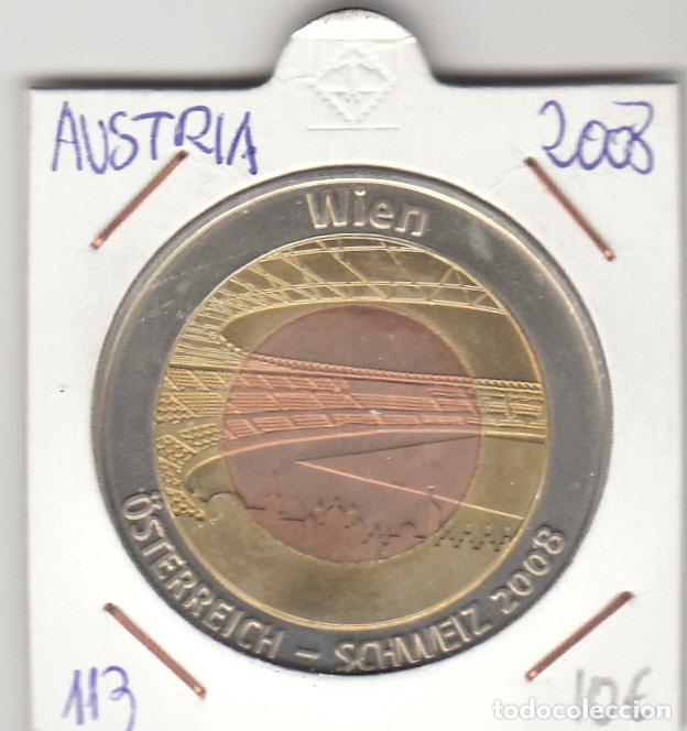 Medallas hist&oacute;ricas: CRM0113 MEDALLA AUSTRIA 2008 MUNDIAL