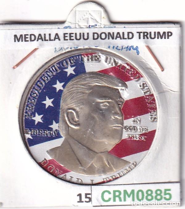 Medallas hist&oacute;ricas: CRM0886 MEDALLA EEUU DONALD TRUMP