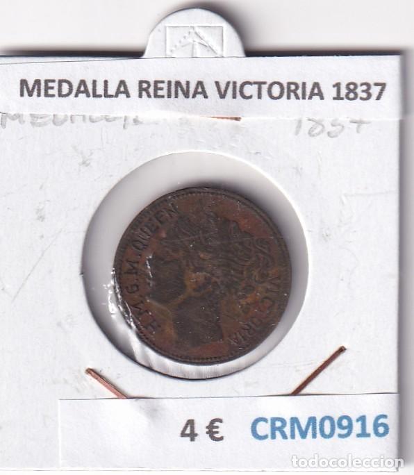 Medallas hist&oacute;ricas: CRM0916 MEDALLA REINA VICTORIA 1837