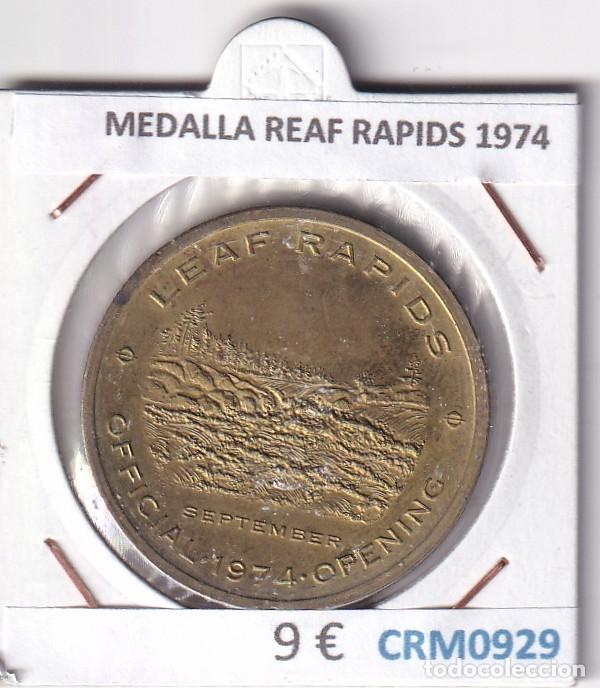 Medallas hist&oacute;ricas: CRM0929 MEDALLA REAF RAPIDS 1974