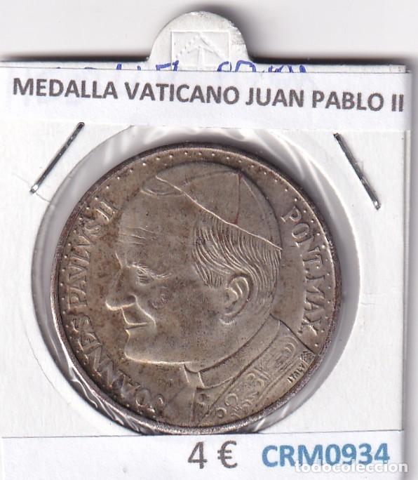 Medallas hist&oacute;ricas: CRM0934 MEDALLA VATICANO JUAN PABLO II