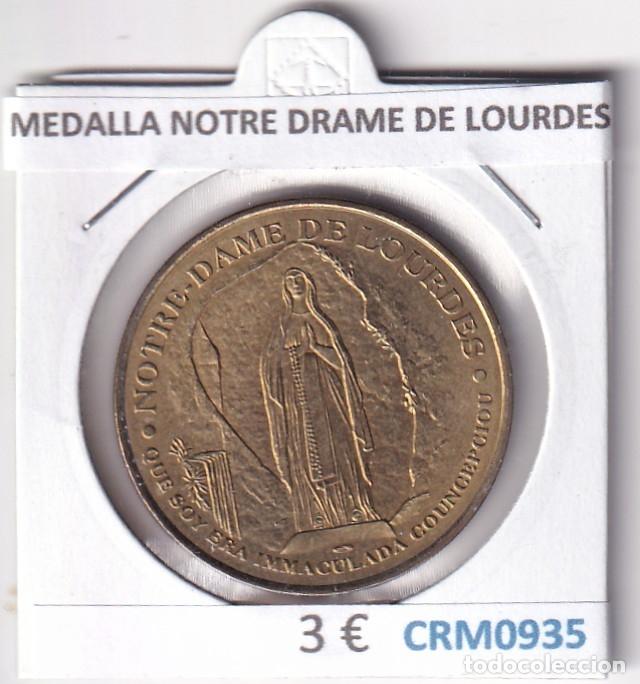 Medallas hist&oacute;ricas: CRM0935 MEDALLA NOTRE DRAME DE LOURDES