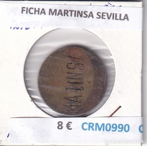 Medallas hist&oacute;ricas: CRM0989 FICHA 50 CENTIMOS A IDENTIFICAR