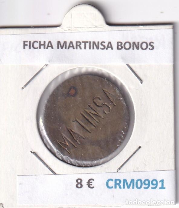 Medallas hist&oacute;ricas: CRM0990 FICHA MARTINSA SEVILLA
