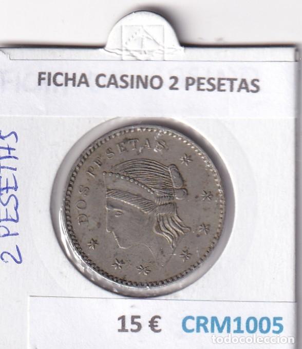 Historical Medals: CRM1004 FICHA 1 PESETA 1927 A IDENTIFICAR