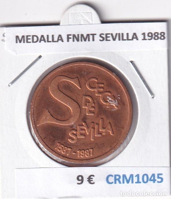 Medallas hist&oacute;ricas: CRM1045 MEDALLA FNMT SEVILLA 1988